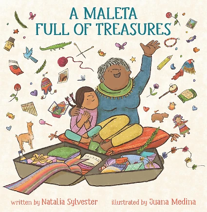 StoryWalk&reg; October 2024 - "A Maleta Full of Treasures" by Natalia Sylvester and Juana Medina